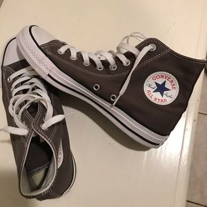 Gray High Top Converse